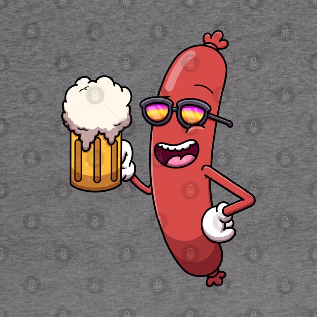 Cool Sausage With Beer by TheMaskedTooner